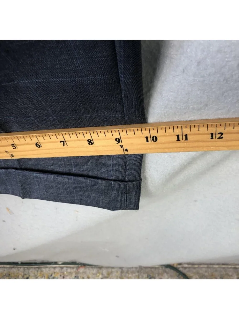 Lauren Ralph Lauren Suit Mens 48 Long Gray Wool Check 2 Piece 42x34 Classic